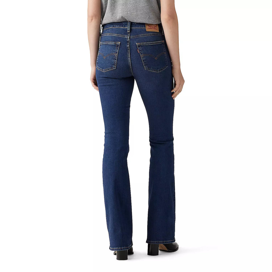 Ladies Levi 726 High-rise Eternal Indigo Dark Wash Flare Jeans