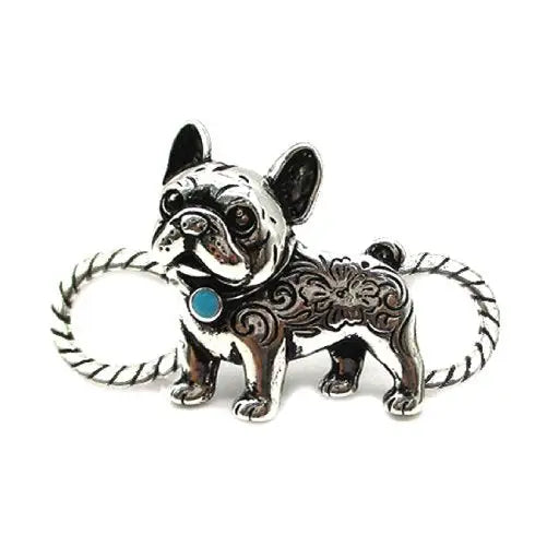 Western French Bulldog Scarf Charm - SC0037SBTQ