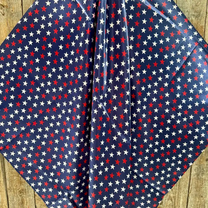 Rodeo Drive Red, White & Blue USA Star Wild Rag - WR3463