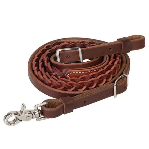 Weaver 3-Plait Braided Roper Rein 5/8" x 8'