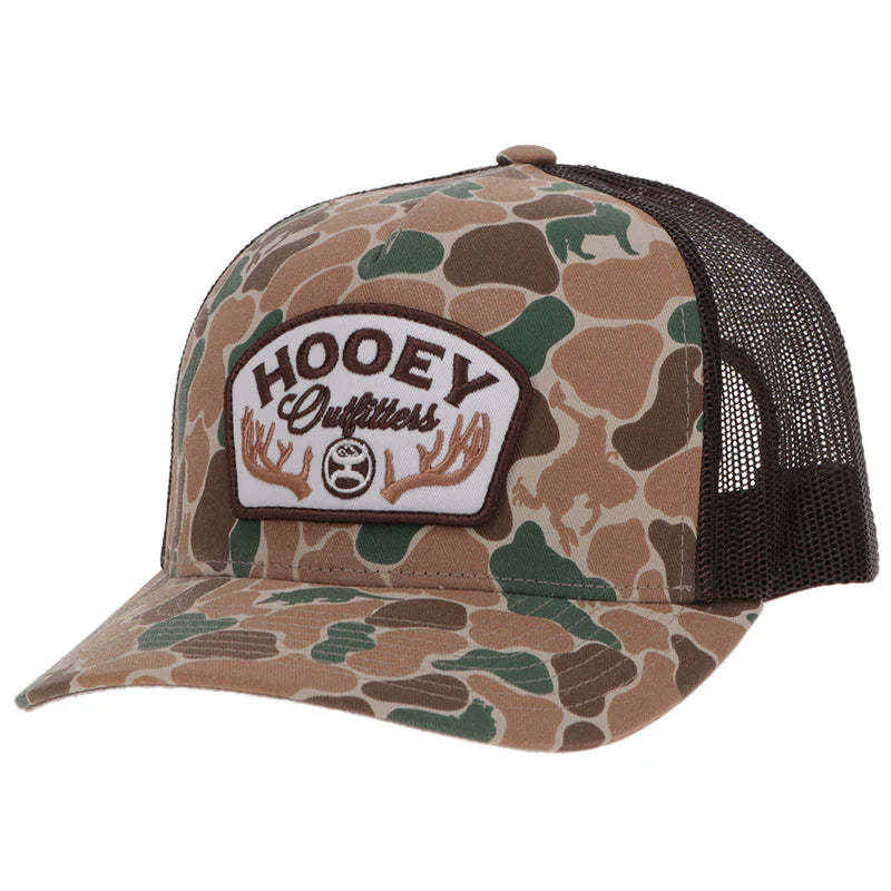 Hooey "Outfitters" Hat Camo/Brown w/Patch - 6026T-CABR