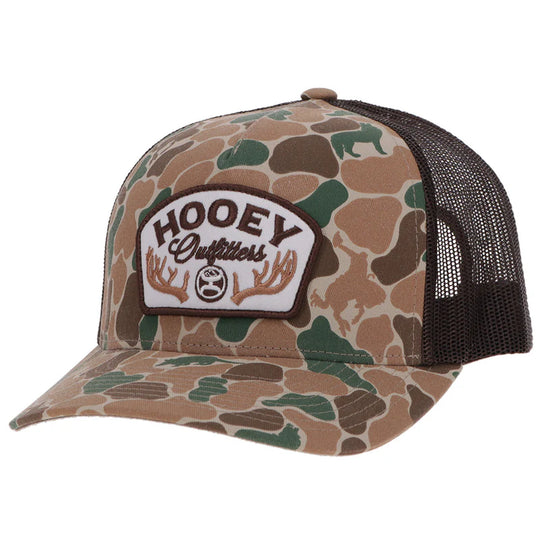 Hooey "Outfitters" Hat Camo/Brown w/Patch - 6026T-CABR