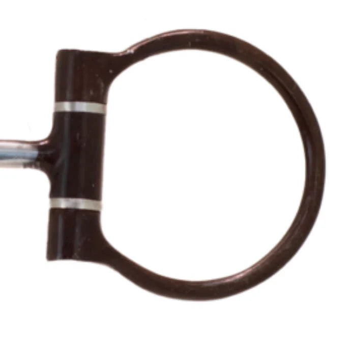 Partrade Cowboy Tack Tyler Magnus Smooth Dee Ring Snaffle Bit