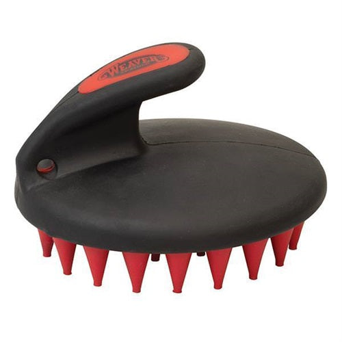Weaver Palm Held Coarse Curry with Large Rubber Bristles