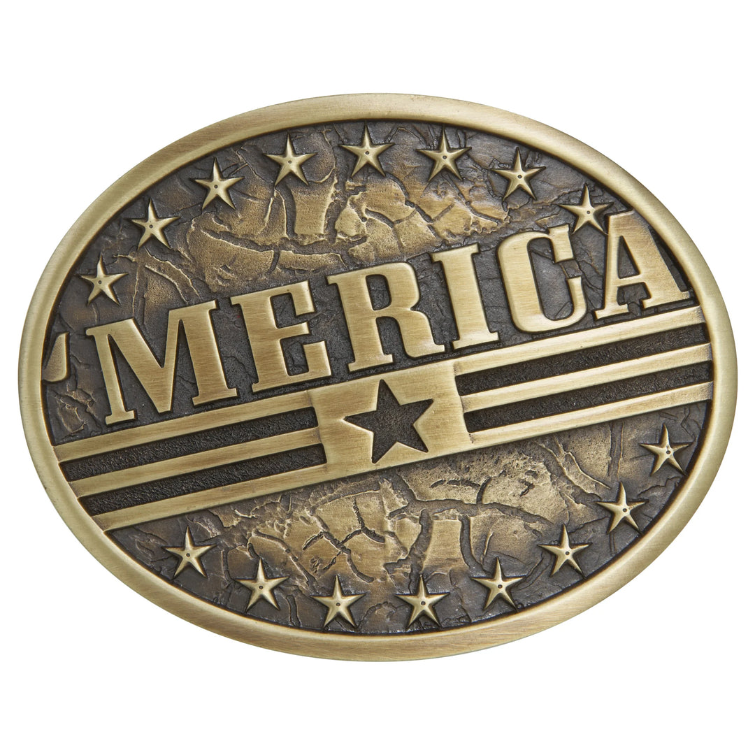 And West MERICA Flag Buckle - 646-06