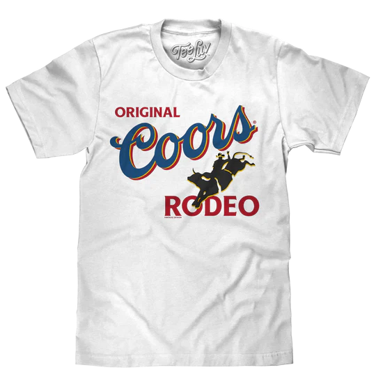 Tee Luv Coors Original Rodeo Beer T-Shirt - 72263