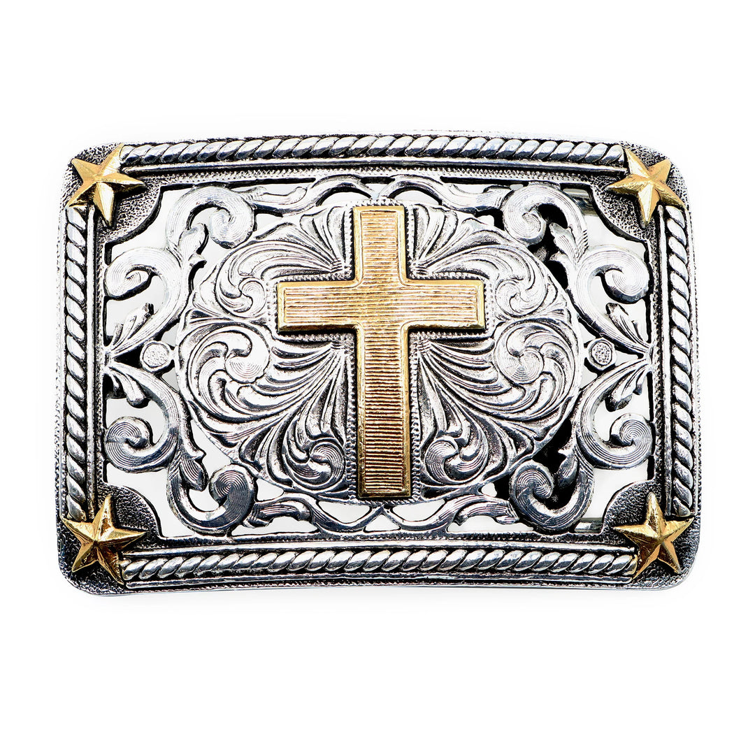 And West Filigree Cross Buckle - 733