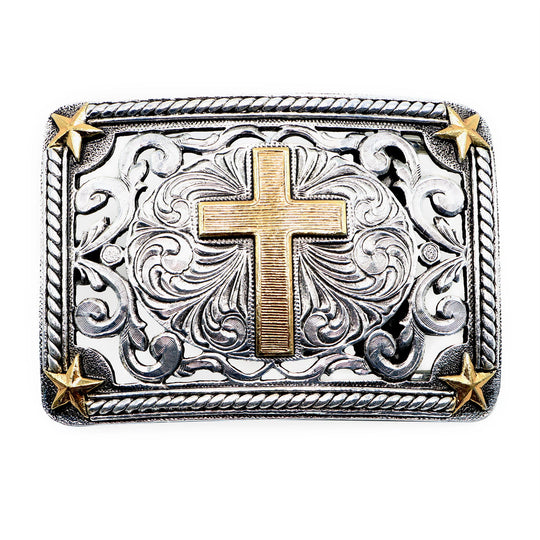 And West Filigree Cross Buckle - 733