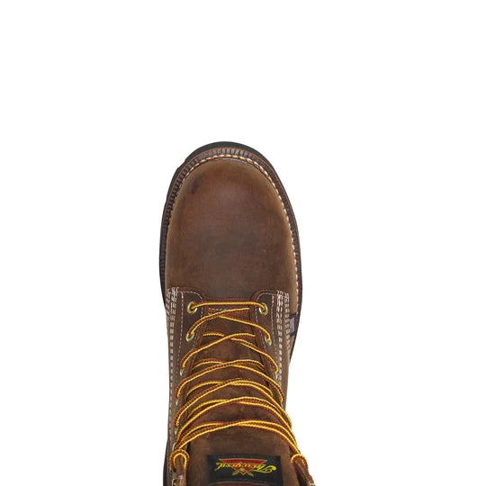 Men's Thorogood 804-4211 8" American Heritage Crazy Horse Steel Plain Toe - Style #13