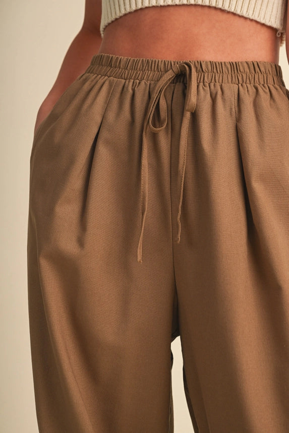 Ladies &Merci Lace Detail Balloon Pants - MP5043