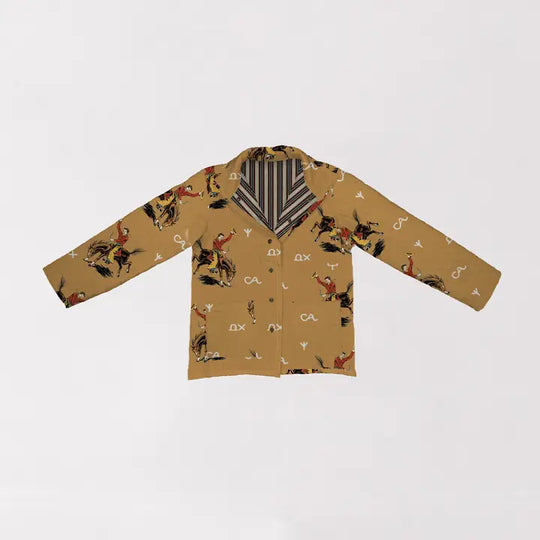 Ladies Ida Mae Home Lazy J Gold Snap Jacket