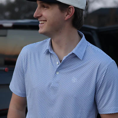 Men's Cowboy Country Club Agave Polo