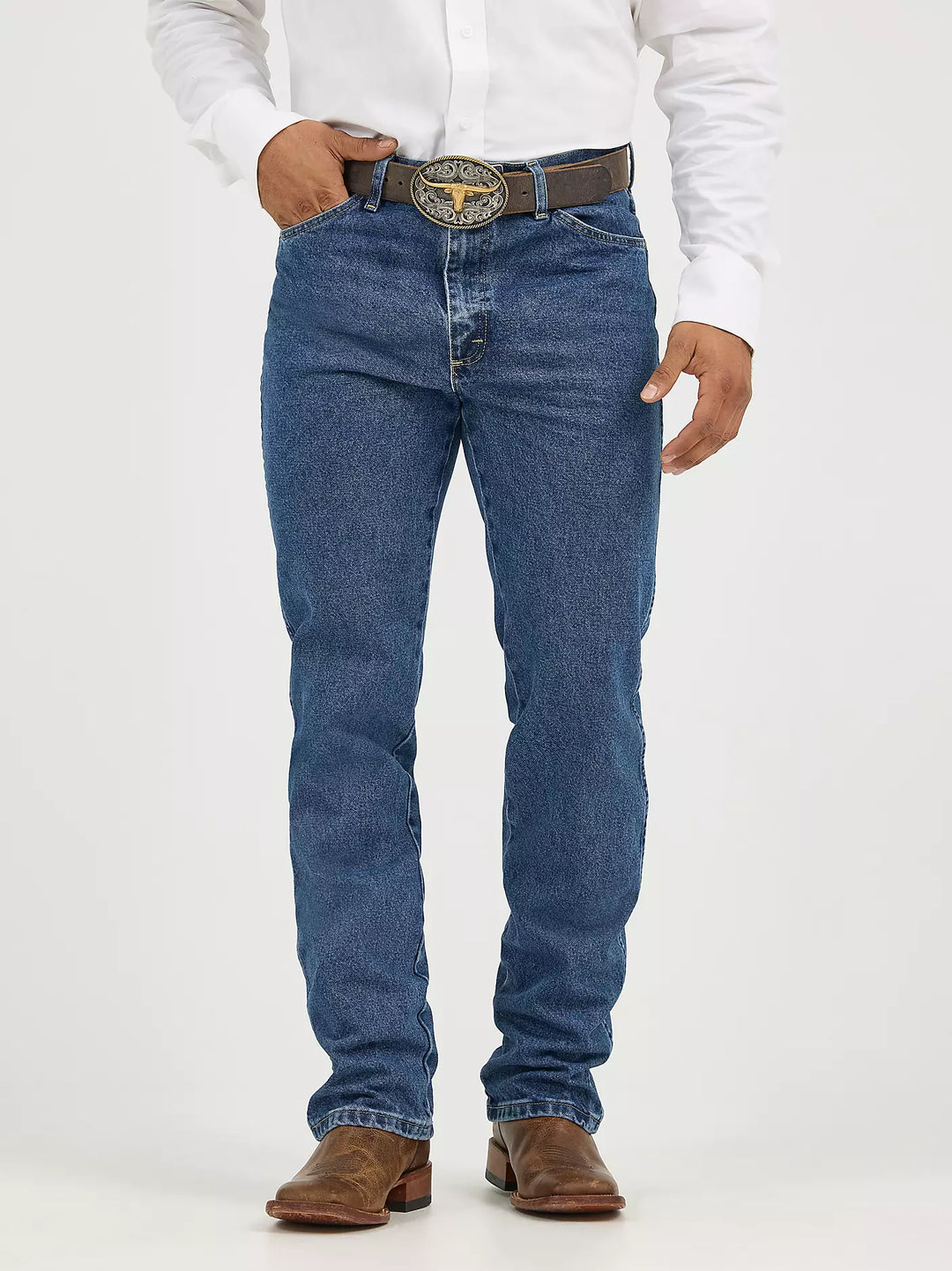 Men's George Strait Cowboy Cut Slim Fit Heavy Dark Stone Wash - 936GSHD