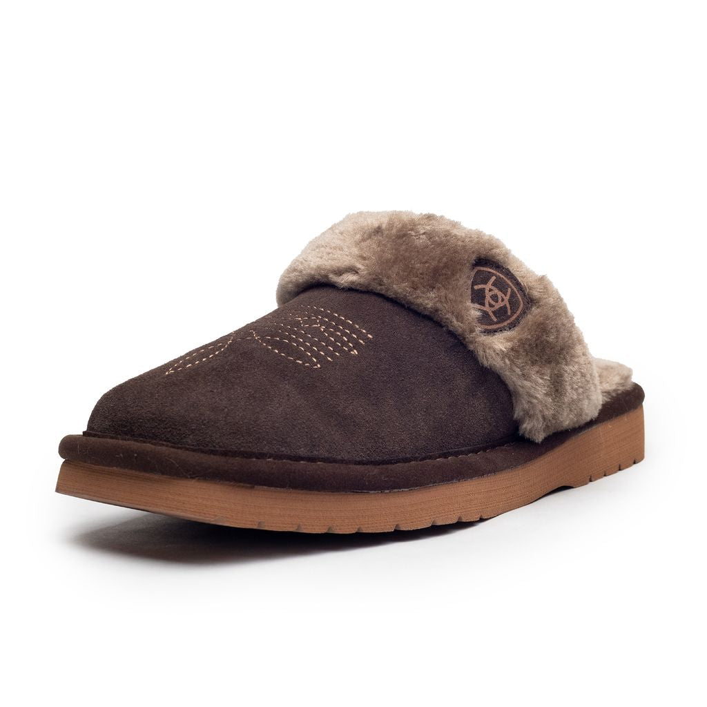 Ladies Ariat Chocolate Jackie Square Toe Slipper - AR2829-220