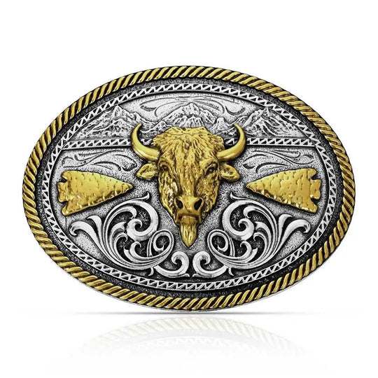 Montana Silversmiths Buffalo Ridge Buckle - A1066P