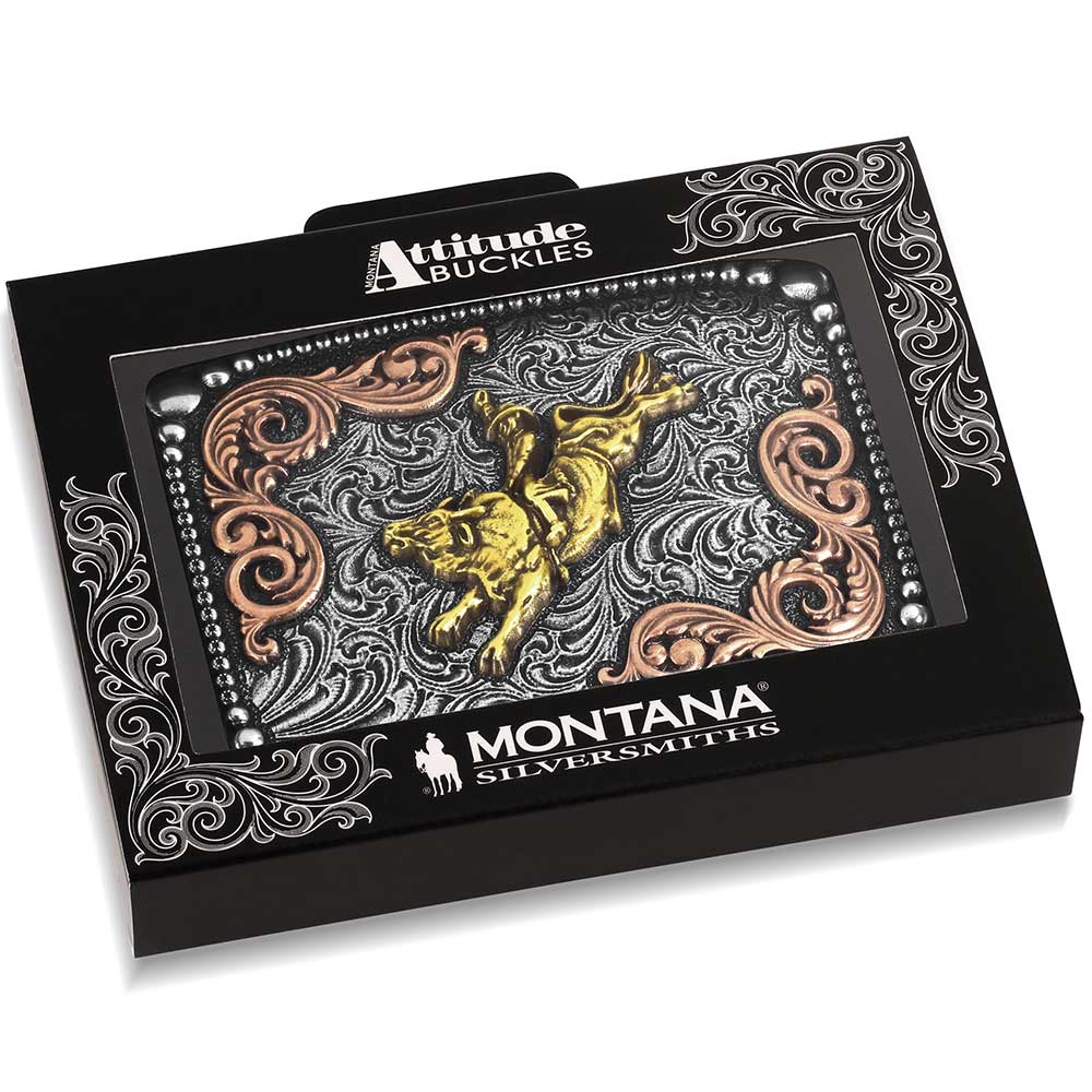 Montana Silversmiths Relentless Ride Buckle - A1101P