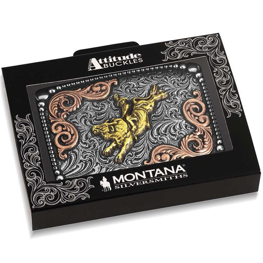 Montana Silversmiths Relentless Ride Buckle - A1101P