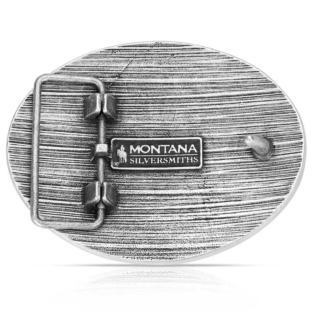 Montana Silversmiths Desert Moon Cactus Attitude Buckle - A825