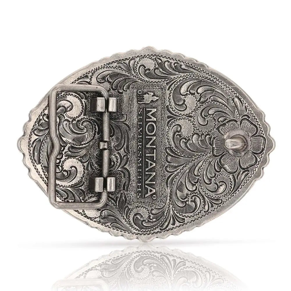 Montana Silversmiths Pain Is Temporary Bull Riding Attitude Buckle - A829