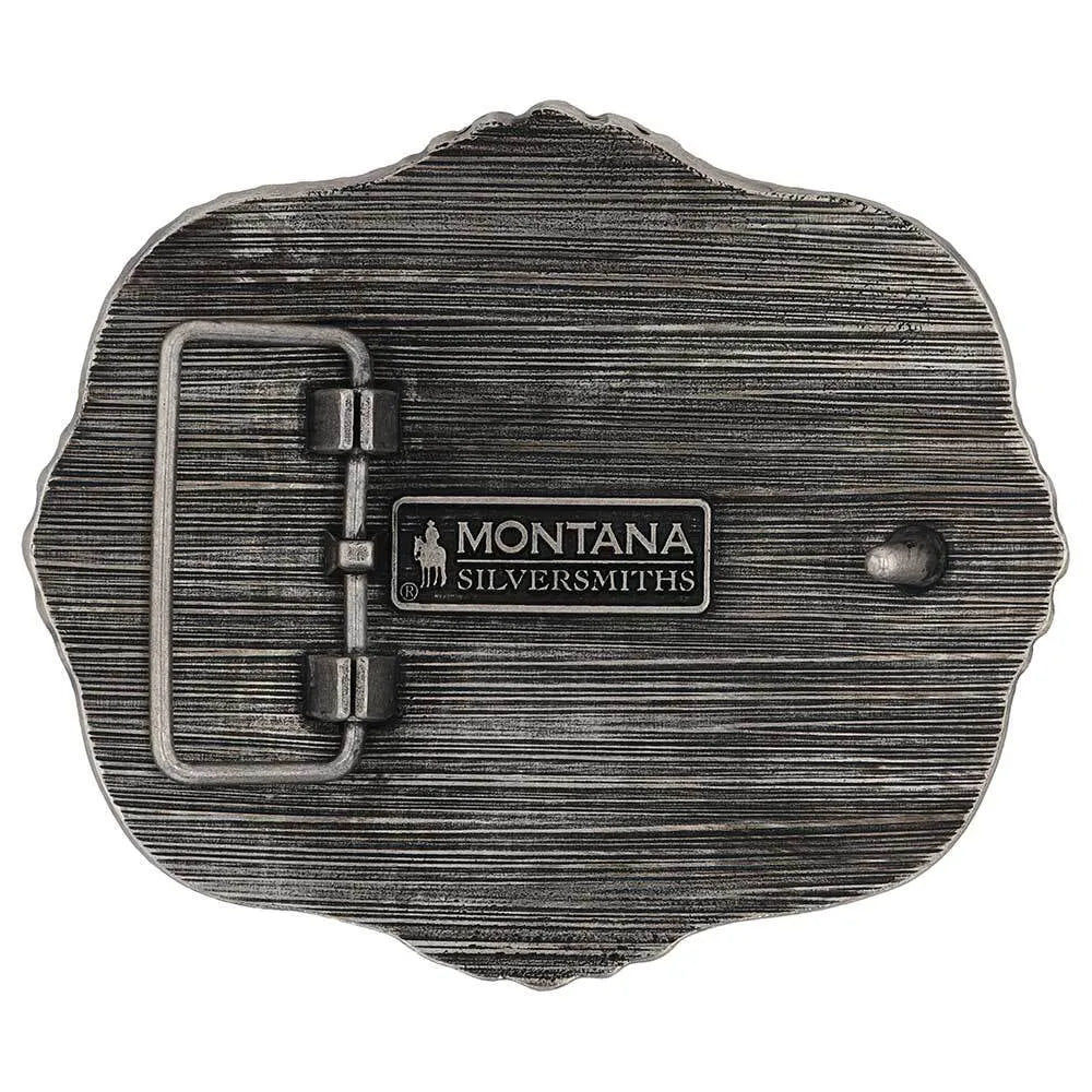 Montana Silversmiths Midnight Buffalo Attitude Buckle - A989S