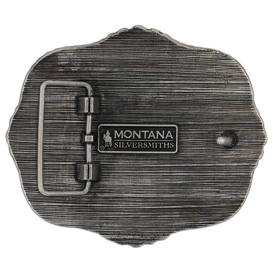 Montana Silversmiths Midnight Buffalo Attitude Buckle - A989S