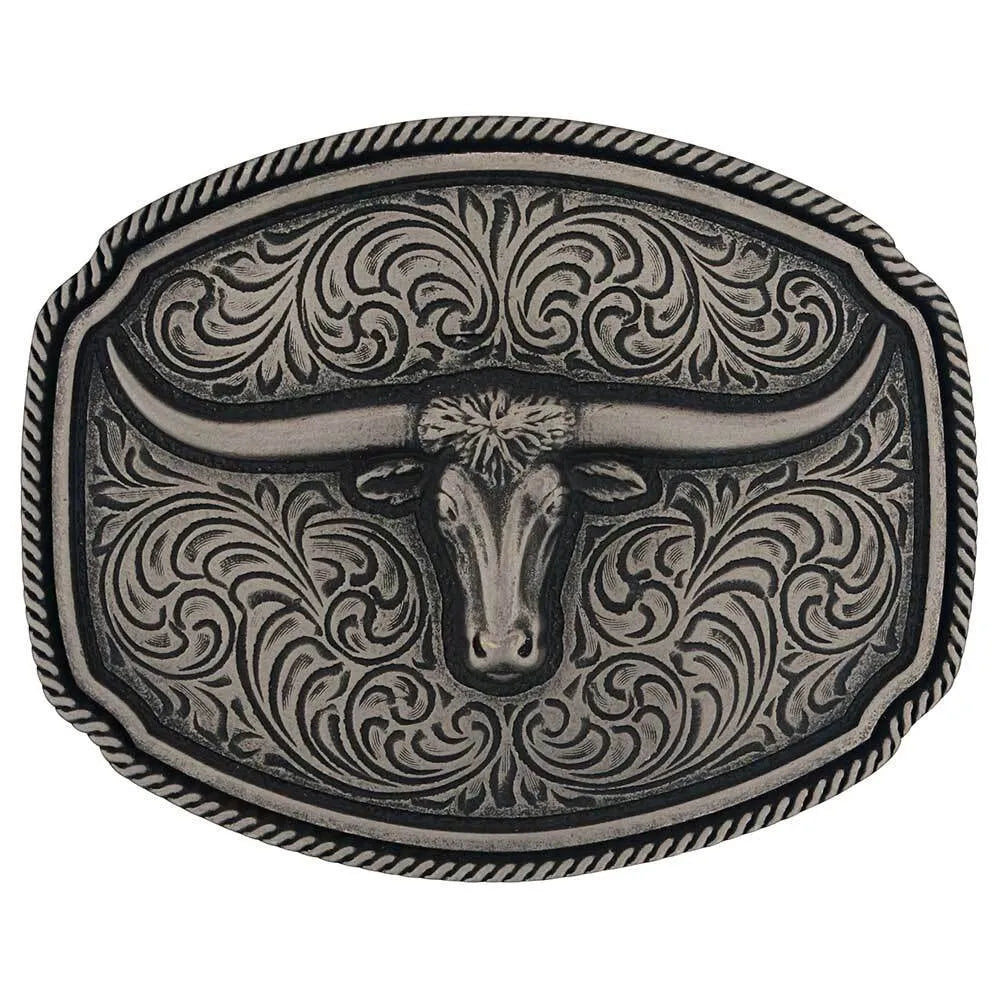 Montana Silversmiths Longhorn Soul Attitude Buckle - A993S
