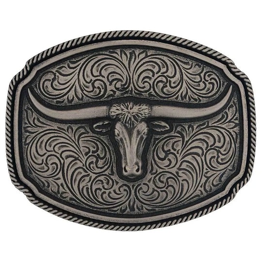 Montana Silversmiths Longhorn Soul Attitude Buckle - A993S