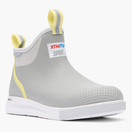 Ladies XTRATUF 6" Grey Ankle Deck Boot Sport - ADSW108