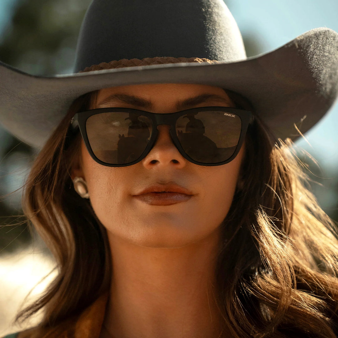 BEX APPY Black/Gray Sunglasses - S138BG