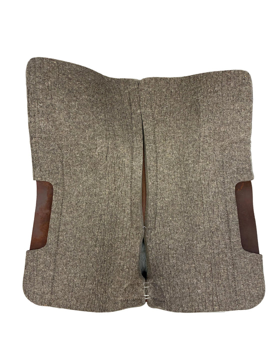 HR Saddles & Tack Gray Felt Saddle Pad 1" Thickness 32"x32"