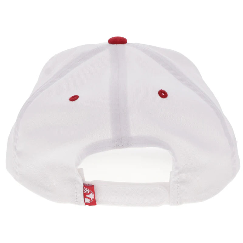 Hooey Bad Company Hat White/Red - BC001T-WH
