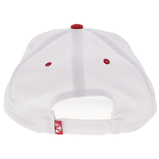 Hooey Bad Company Hat White/Red - BC001T-WH