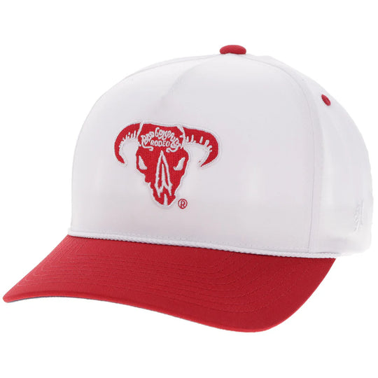 Hooey Bad Company Hat White/Red - BC001T-WH