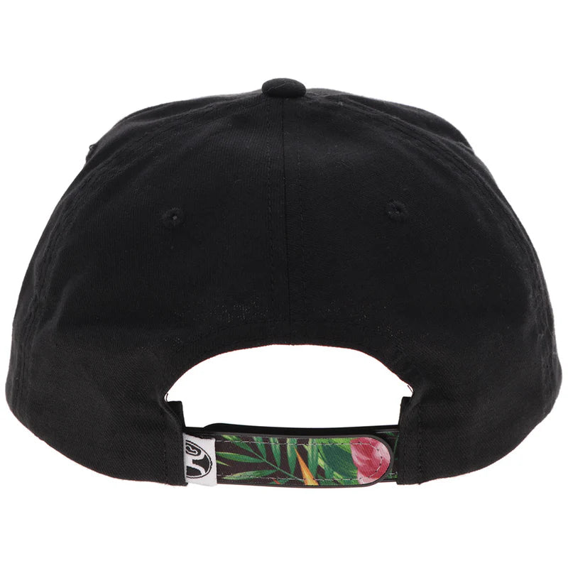 Hooey Bad Company Hat Black w/Floral - BC003T-BKFL
