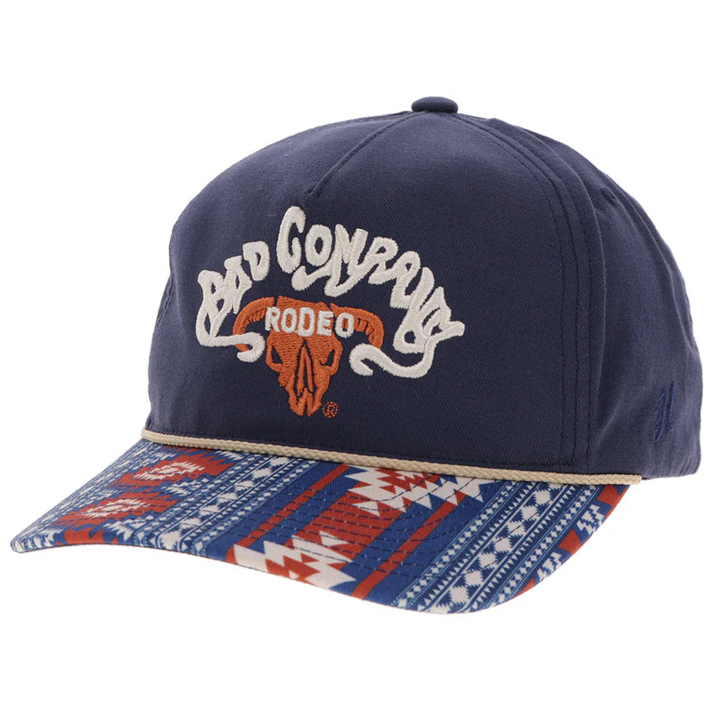 Hooey Bad Company Hat Navy/Aztec - BC003T-NVAZ
