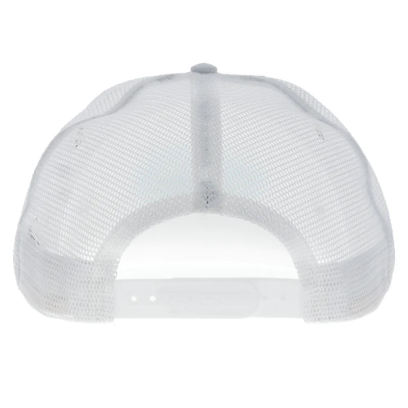 Hooey Bad Company Hat White w/Blue & Black Logo - BC004T-WH