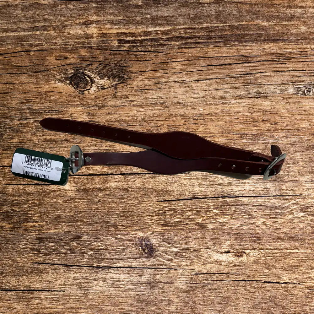 Berlin Leather Burgundy Stirrup Hobble