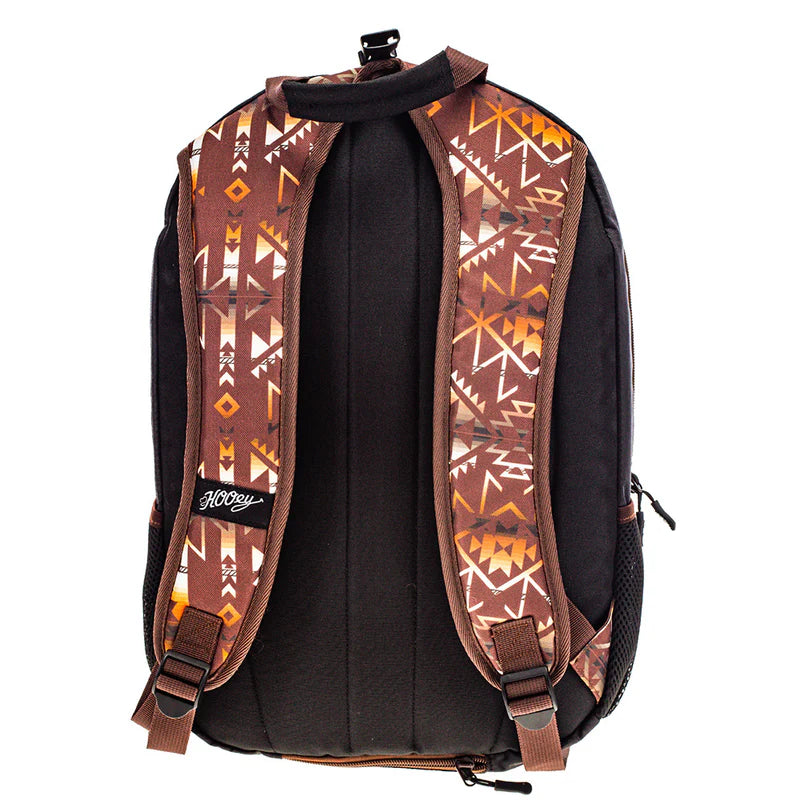 Hooey "Rockstar" Backpack Brown & Black w/Aztec - BP072BRBK