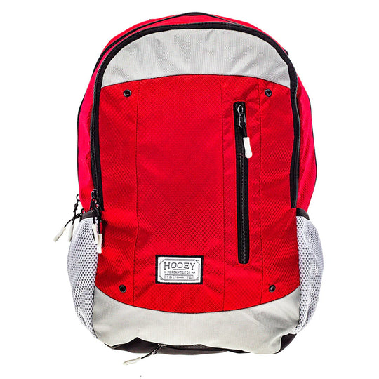 Hooey "Rockstar" Backpack Red & Grey - BP072RDGY