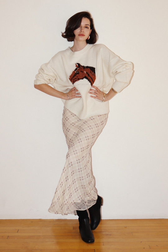 Ladies Bailey Rose Horse Sweater - BRW0280-40