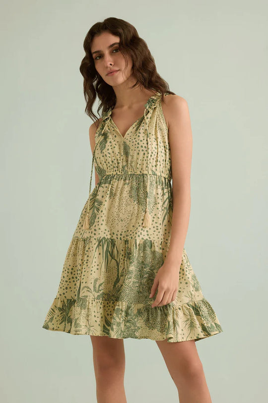 Bohera Fionas Floral ALine Dress - BSE-11109