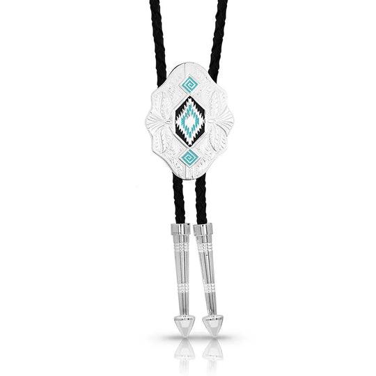 Montana Silversmiths Southwest Skies Scalloped Bolo Tie - BT190TQ