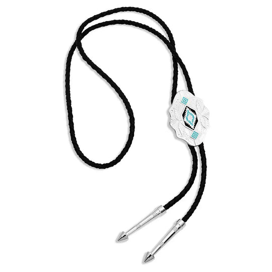 Montana Silversmiths Southwest Skies Scalloped Bolo Tie - BT190TQ