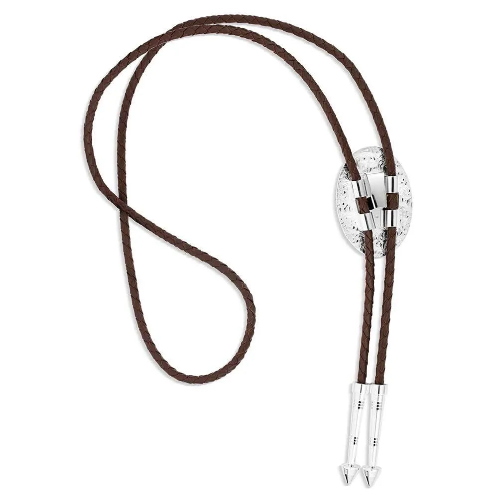 Montana Silversmiths The Outlaw Turquoise Bolo Tie - BT6146TQ