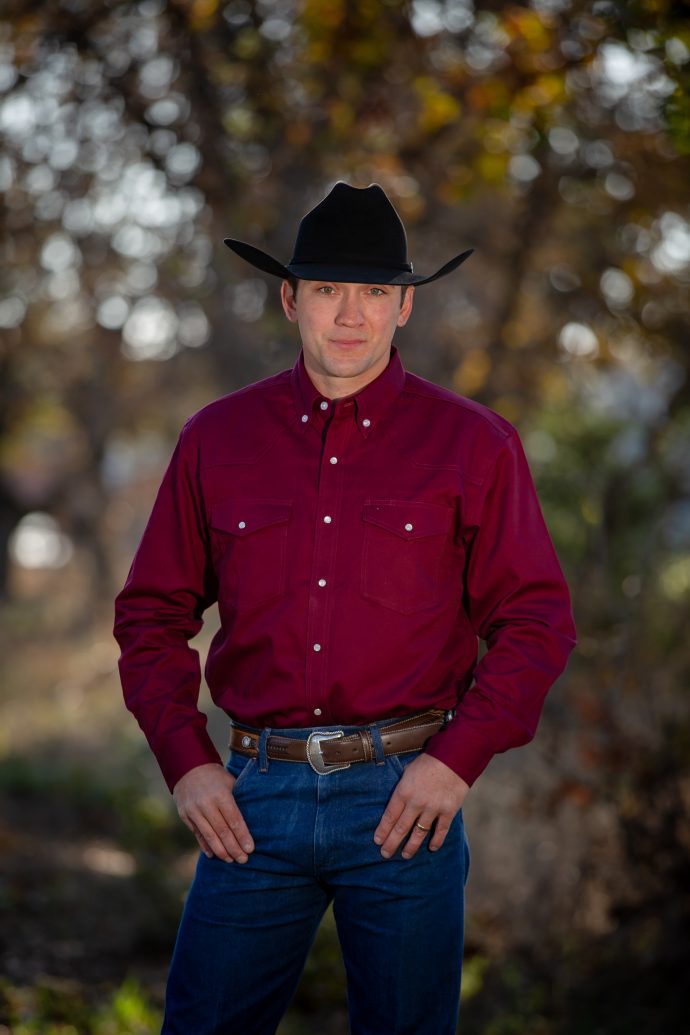 Men's Wyoming Trading Twill Pearl Snap Burgundy Western Shirt - SBU