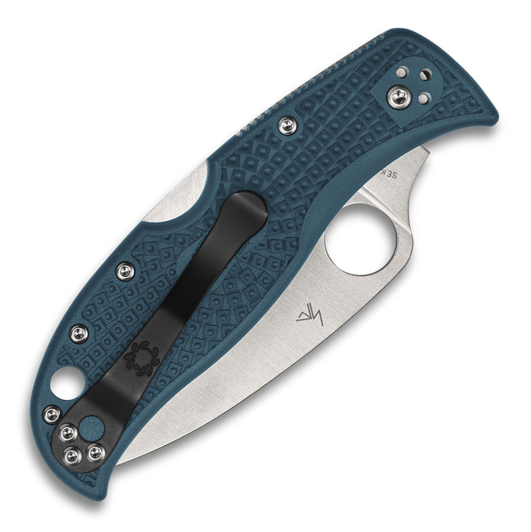 Spyderco LeafJumper - Blu FRN (3.09" Satin Bohler K390) C262PBLK390