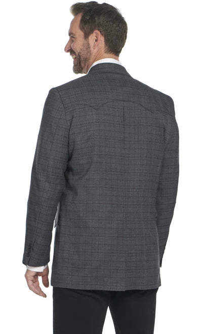 Men's Cripple Creek Lubbock Charcoal Green Sport Coat - CC4503-411
