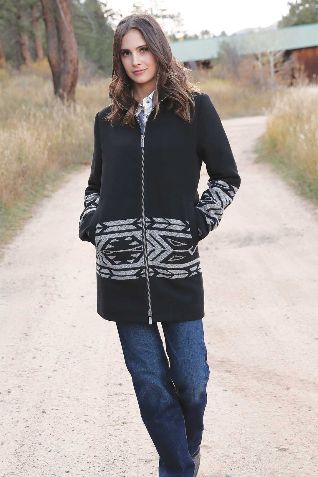 Ladies Cruel Denim Walking Coat - CWJ7478001 - FINAL SALE