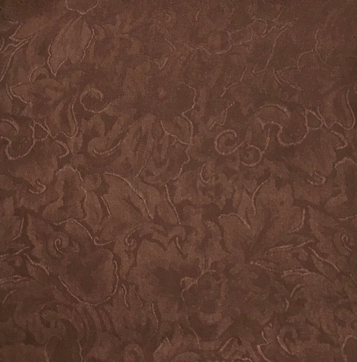 Wyoming Trading Chocolate Jacquard Silk Wild Rag