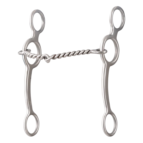 Performance Ring Gag Shank Bit with Twisted Wire